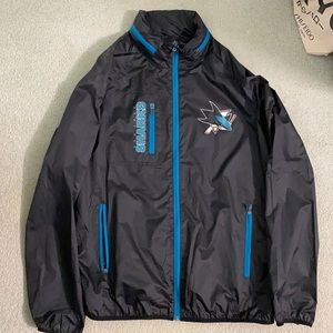 San Jose Sharks Windbreaker in Medium
